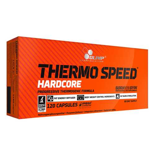 Жиросжигатель Olimp Thermo Speed Hardcore Mega Caps, 120 капсул в Декатлон