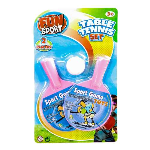 Набор для настольного тенниса Fun Sport 3004B, 2 ракетки, 1 мяча в Декатлон