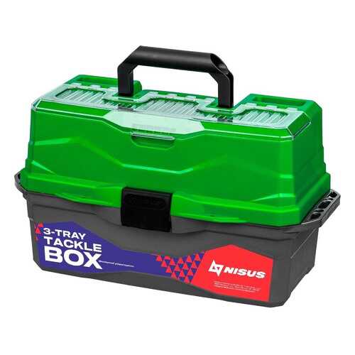 Ящик для снастей NISUS Tackle Box, трехполочный в Декатлон