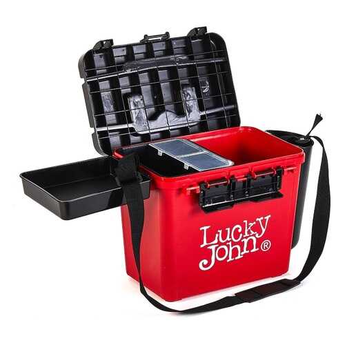 Ящик рыболовный зимний Lucky John, 38x26x31,5 см в Декатлон