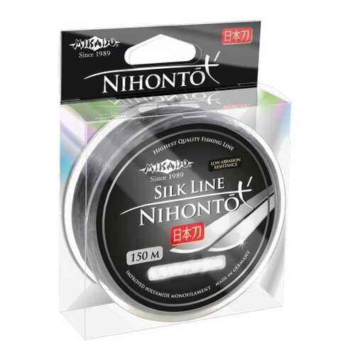 Леска монофильная Mikado Nihonto Silk Line 0,16 мм, 150 м, 4,1 кг в Декатлон