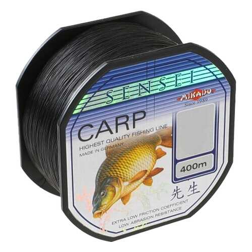 Леска монофильная Mikado Sensei Carp 0,26 мм, 400 м, 8,9 кг в Декатлон