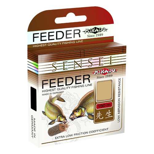 Леска монофильная Mikado Sensei Feeder 0,16 мм, 150 м, 4,3 кг в Декатлон