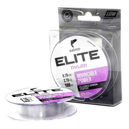 Леска монофильная Salmo Elite Fluoro Coated Nylon 0,17 мм, 100 м, 2,55 кг в Декатлон