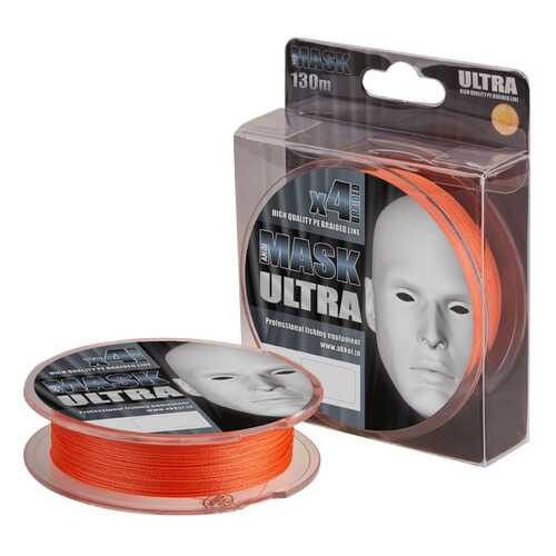 Леска плетёная AKKOI MASK ULTRA 130m (orange) d0,18mm в Декатлон