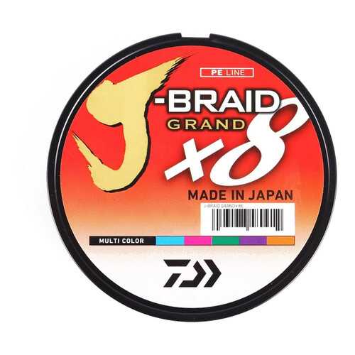 Леска плетеная J-BRAID GRAND X8 MULTICOLOR 150m в Декатлон