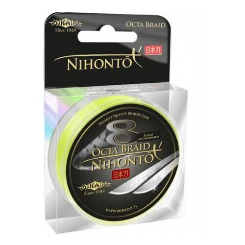 Леска плетеная Mikado Nihonto Octa 0,16 мм, 150 м, 12,9 кг fluo в Декатлон