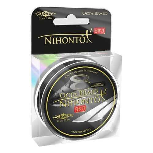 Леска плетеная Mikado Nihonto Octa 0,23 мм, 150 м, 20,8 кг black в Декатлон