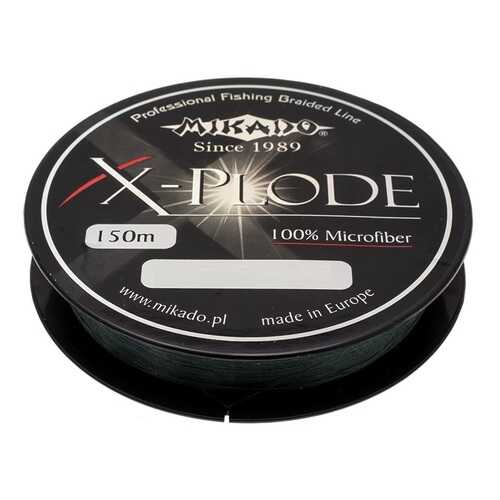 Леска плетеная Mikado X-Plode 0,25 мм, 150 м, 28,5 кг black в Декатлон