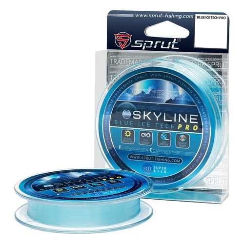 Леска SKYLINE Fluorocarbon Composition Evo Tech PRO Blue 100 м в Декатлон