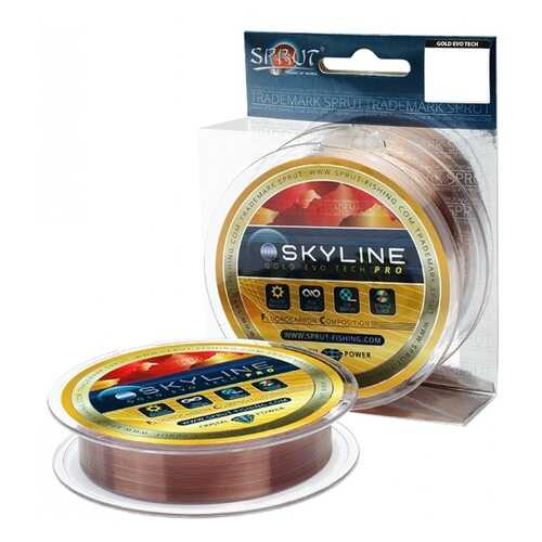 Леска SKYLINE Fluorocarbon Composition Evo Tech PRO Gold 100 м в Декатлон