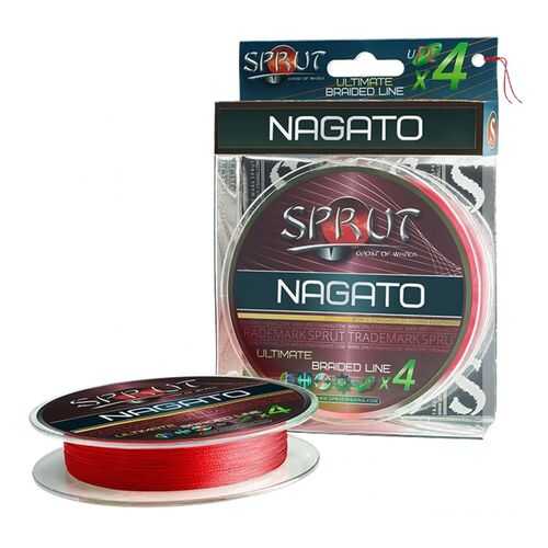 Шнур NAGATO Hard Ultimate Braided Line x4 140 м Hot Red в Декатлон