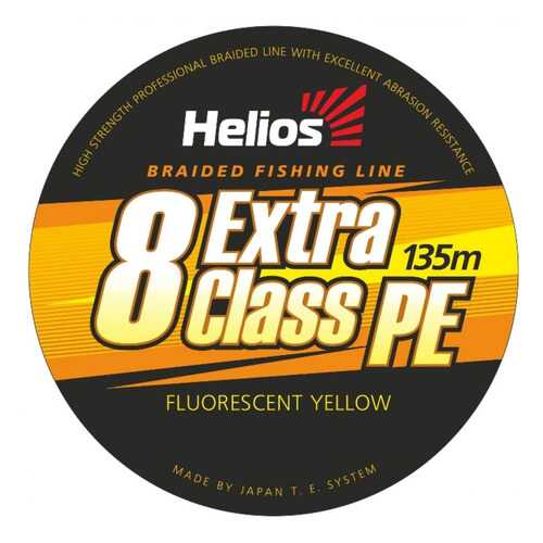 Шнур плетеный EXTRA CLASS 8 PE BRAID Yellow 135m в Декатлон