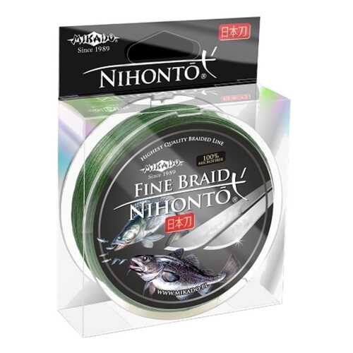 Шнур плетёный Mikado Nihonto Green 0,12 мм/150 м в Декатлон