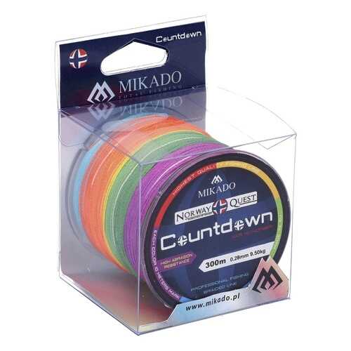 Шнур плетеный Mikado Norway Quest Countdown 0,45 мм, 300 м, 37,5 кг в Декатлон