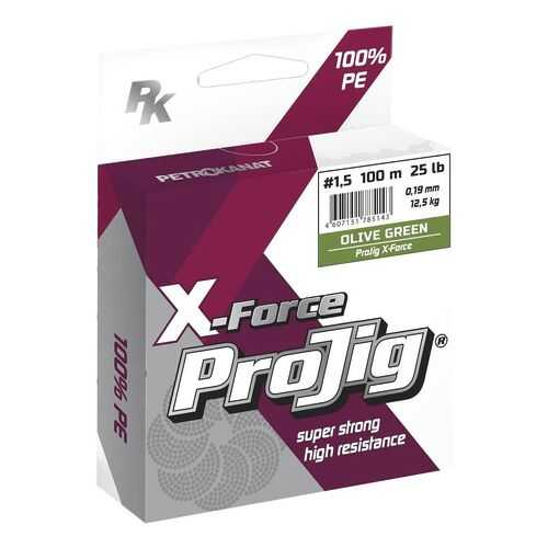 Шнур ProJig X-Force 100 м хаки в Декатлон