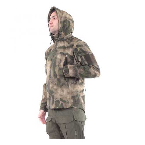 Куртка для охоты и рыбалки Keotica Шторм Softshell, A-Tacs FG, 48-50, 178-182 см в Декатлон