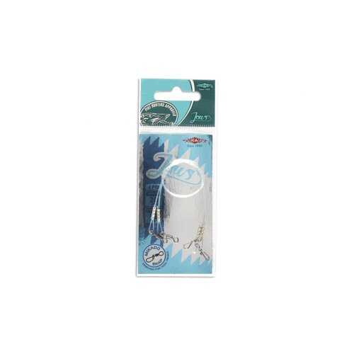 Поводок флюрокарбоновый Mikado Jaws Light 25 см/8 кг, 2 шт. в Декатлон