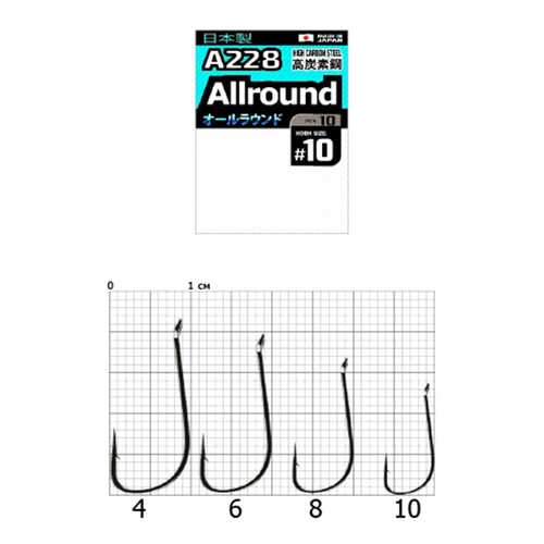 Рыболовные крючки Cobra Pro Aiiround A228 №4, 6 шт. в Декатлон