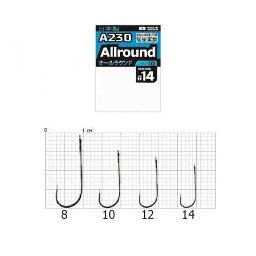 Рыболовные крючки Cobra Pro Aiiround A230 №8, 10 шт. в Декатлон