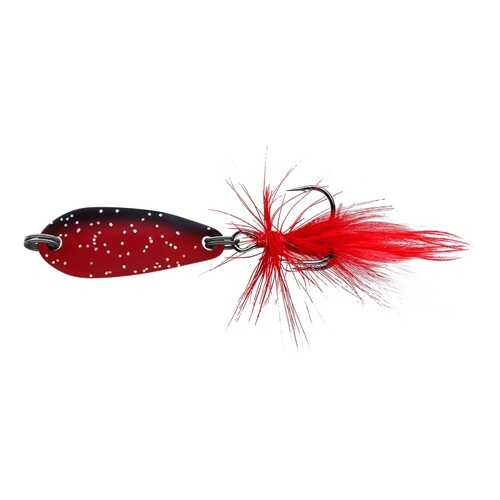 Блесна Sprut Yasuri Spoon 30, 3,4 г, RBK + дополнительный одинарный крючок в Декатлон