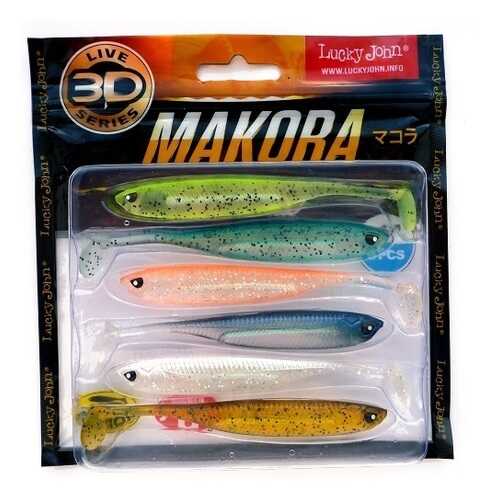 LUCKY JOHN Виброхвосты Lj 3D Series Makora Shad Tail 4.0In (10,00)/mix1 6Шт. в Декатлон