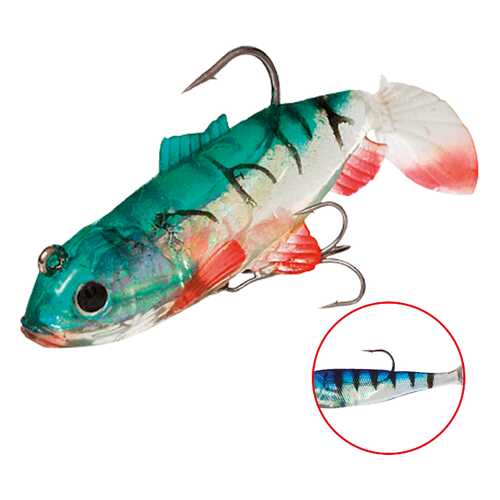 Виброхвост оснащенный Mikado Crystal Fish WXH-63 10 см, 41, 2 шт. в Декатлон