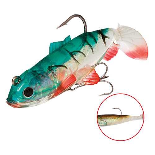 Виброхвост оснащенный Mikado Crystal Fish WXH-63 10 см, 69, 2 шт. в Декатлон