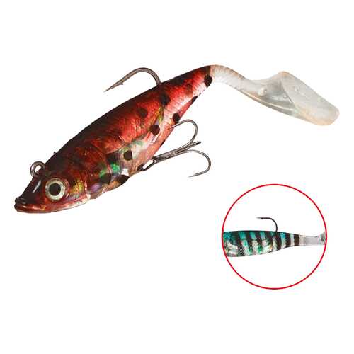 Виброхвост оснащенный Mikado Crystal Fish WXH-66 20 см, 8, 2 шт. в Декатлон