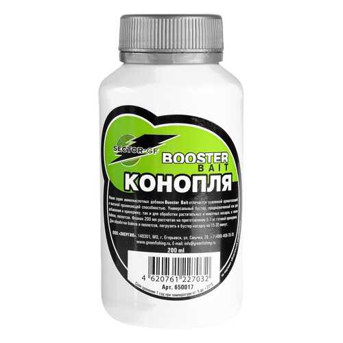 Добавка Green Fishing аминокислоты Booster Bait Конопля 200 мл в Декатлон