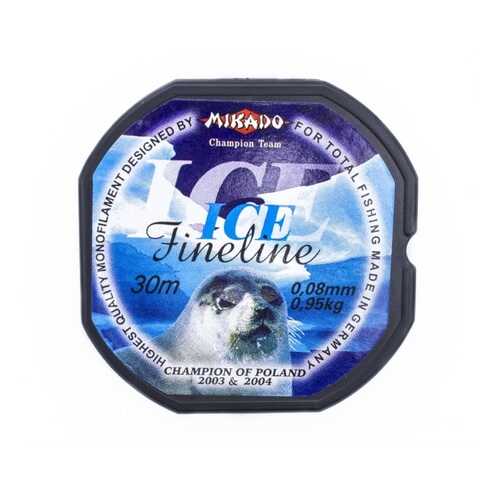 Леска монофильная Mikado FineLine Ice 0,08 мм, 30 м, 0,95 кг в Декатлон