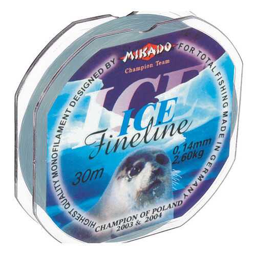 Леска монофильная Mikado FineLine Ice 0,14 мм, 30 м, 2,6 кг в Декатлон