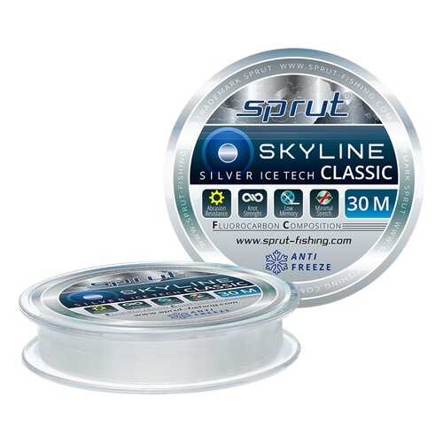Леска монофильная Sprut Skyline Classic Silver, 30 м, 0,145 мм, 4,05 кг в Декатлон