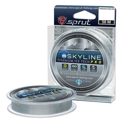 Леска монофильная Sprut Skyline IceTech Pro Titanium 50 м, 0,235 мм, 7,05 кг в Декатлон