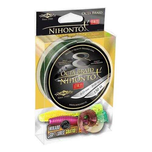 Шнур плетеный Mikado Nihonto Octa Braid 0,3 мм, 150 м, 29,9 кг green в Декатлон