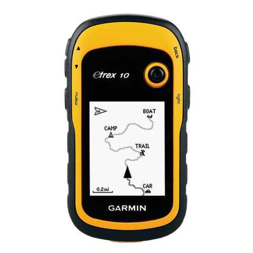 Туристический навигатор Garmin eTrex 10 желтый/черный в Декатлон