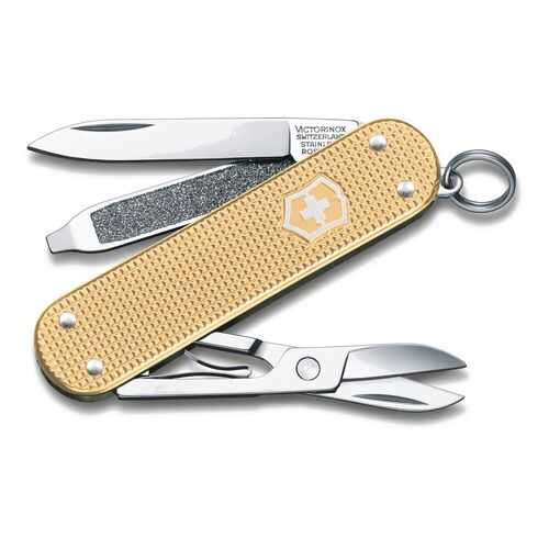 Мультитул-брелок Victorinox 0.6221.L19 Classic Alox Limited Edition 2019 золотистый в Декатлон