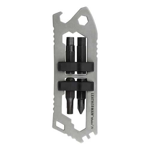 Мультитул Leatherman Mako Ti 831683 серебристый/черный, 7 функций в Декатлон