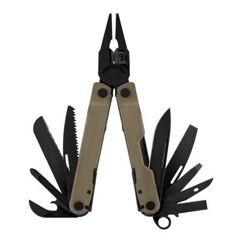 Мультитул Leatherman Rebar Coyote 832406 127 мм серебристый, 17 функций в Декатлон