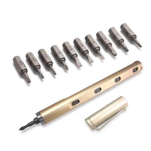 Мультитул Mininch Tool pen mini TPM-006 золотистый, 23 функций в Декатлон