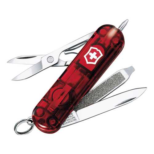 Мультитул нож-брелок Victorinox Classic SwissLite 7 функций Красный в Декатлон