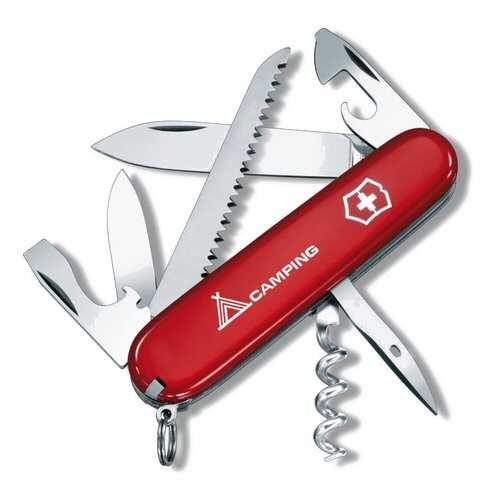 Мультитул Victorinox Camper 1.3613.71 91 мм красный, 13 функций в Декатлон