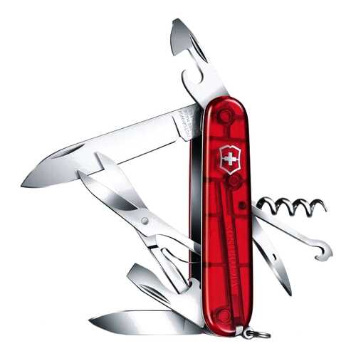 Мультитул Victorinox Climber 1.3703.T 91 мм красный, 14 функций в Декатлон