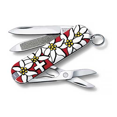 Мультитул Victorinox Edelweiss 0.6203.840 58 мм белый, 7 функций в Декатлон