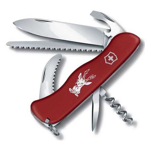 Мультитул Victorinox Hunter 0.8573 111 мм красный, 12 функций в Декатлон