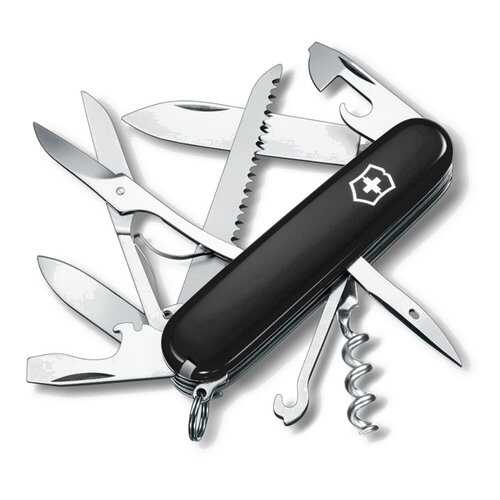 Мультитул Victorinox Huntsman 1.3713.3 91 мм черный, 15 функций в Декатлон