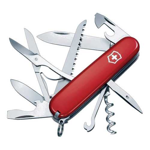 Мультитул Victorinox Huntsman 1.3713 91 мм красный, 15 функций в Декатлон