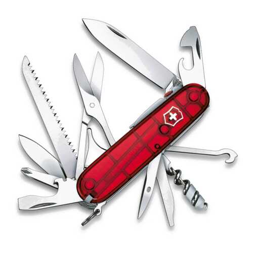 Мультитул Victorinox Huntsman Lite 1.7915.T 91 мм красный, 15 функций в Декатлон