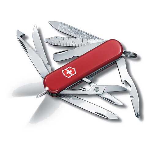 Мультитул Victorinox Midnite minichamp 0.6386 58 мм красный, 17 функций в Декатлон