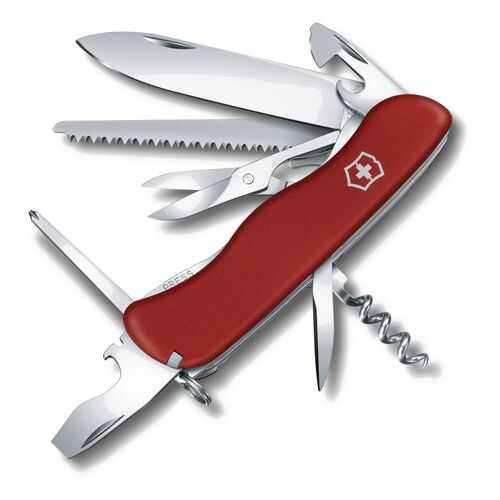 Мультитул Victorinox Outrider 0.8513 111 мм красный, 14 функций в Декатлон